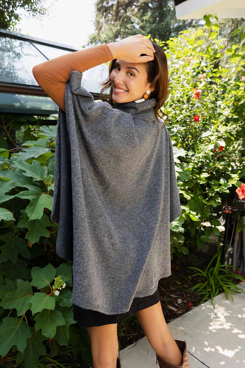 Turtleneck Poncho