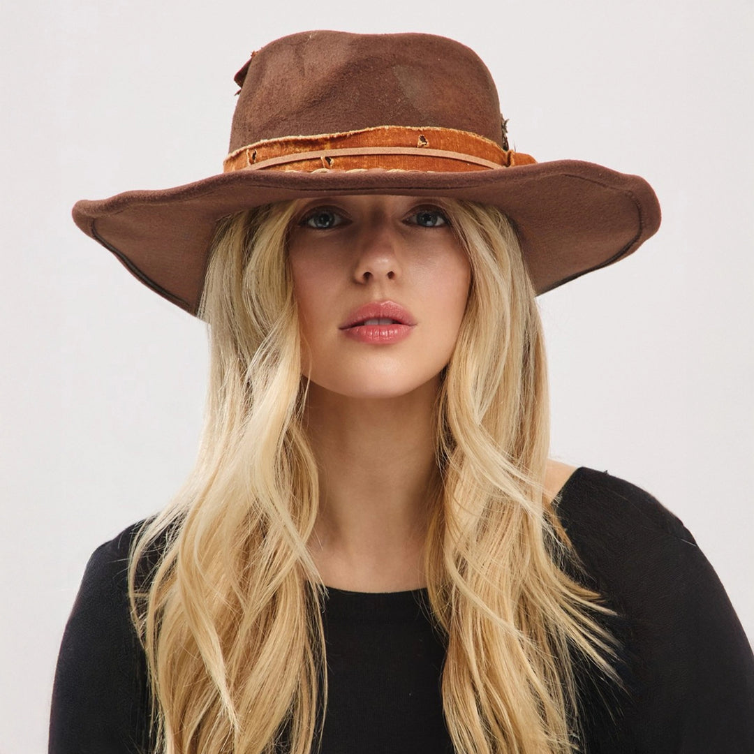 Rustic Fedora + Cowboy Hat - Patch