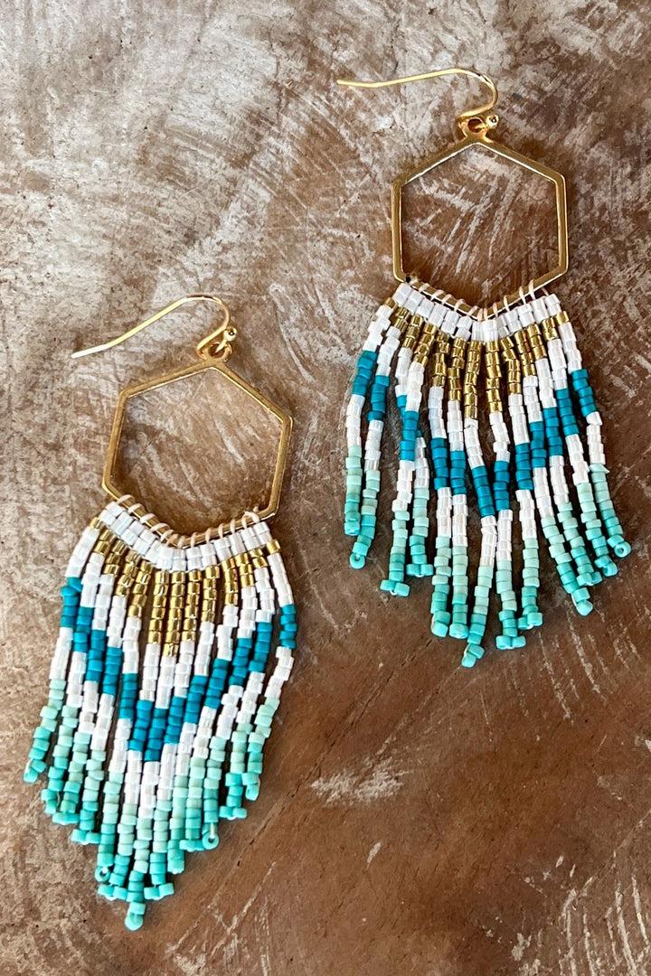 Calypso Beaded Tassel Earring