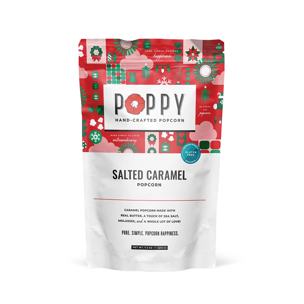 Poppy Handcrafted Popcorn - Festive Salted Caramel