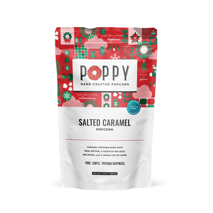 Poppy Handcrafted Popcorn - Festive Salted Caramel