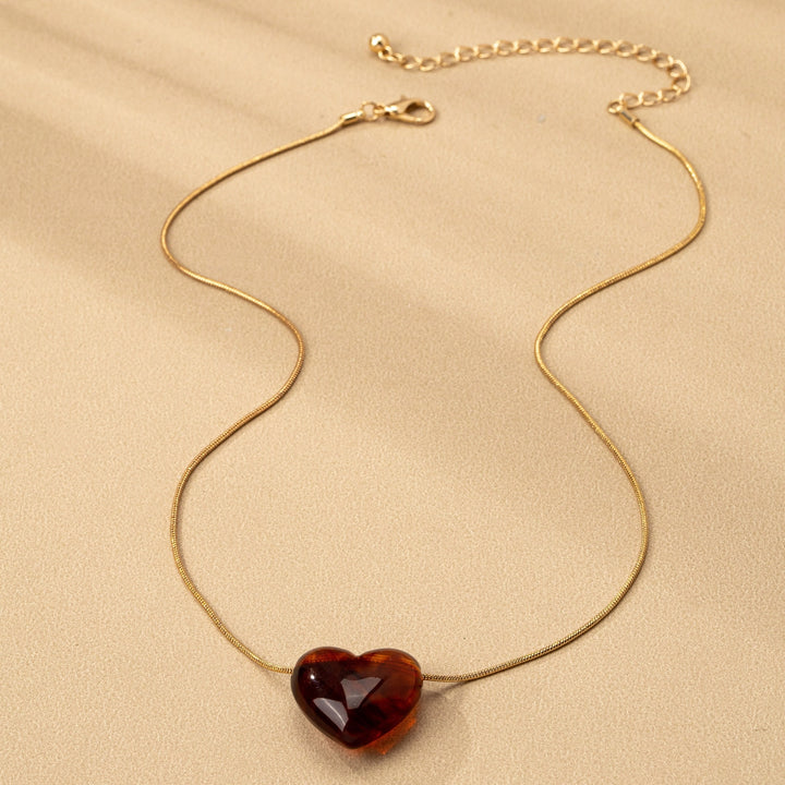 Tortoise Heart Necklace