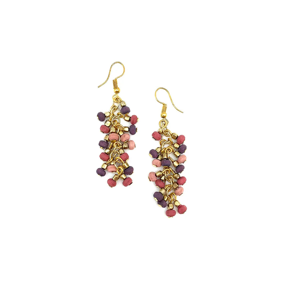 Sachi Mulberry Mix Earrings