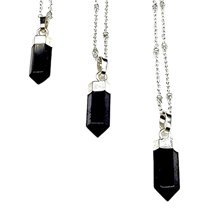 Petite Cylindrical  Crystal Point Necklace