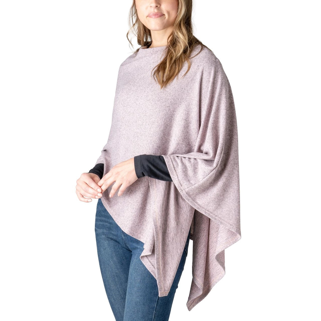 Diagonal Cut Carolina Poncho