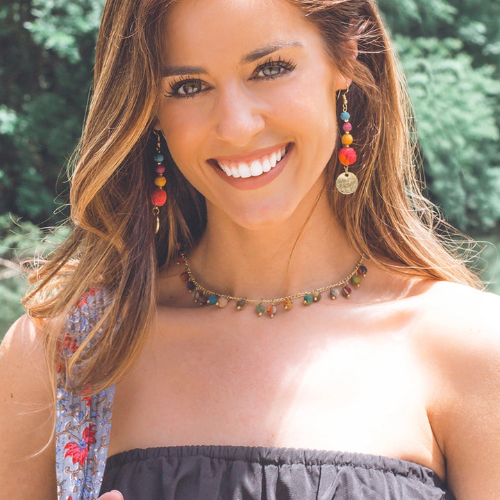 Aasha Single Beaded Necklace