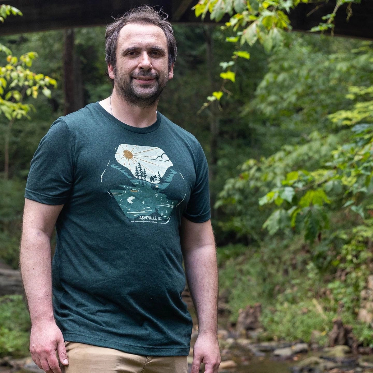 Asheville 'Reflection' Short Sleeve Top