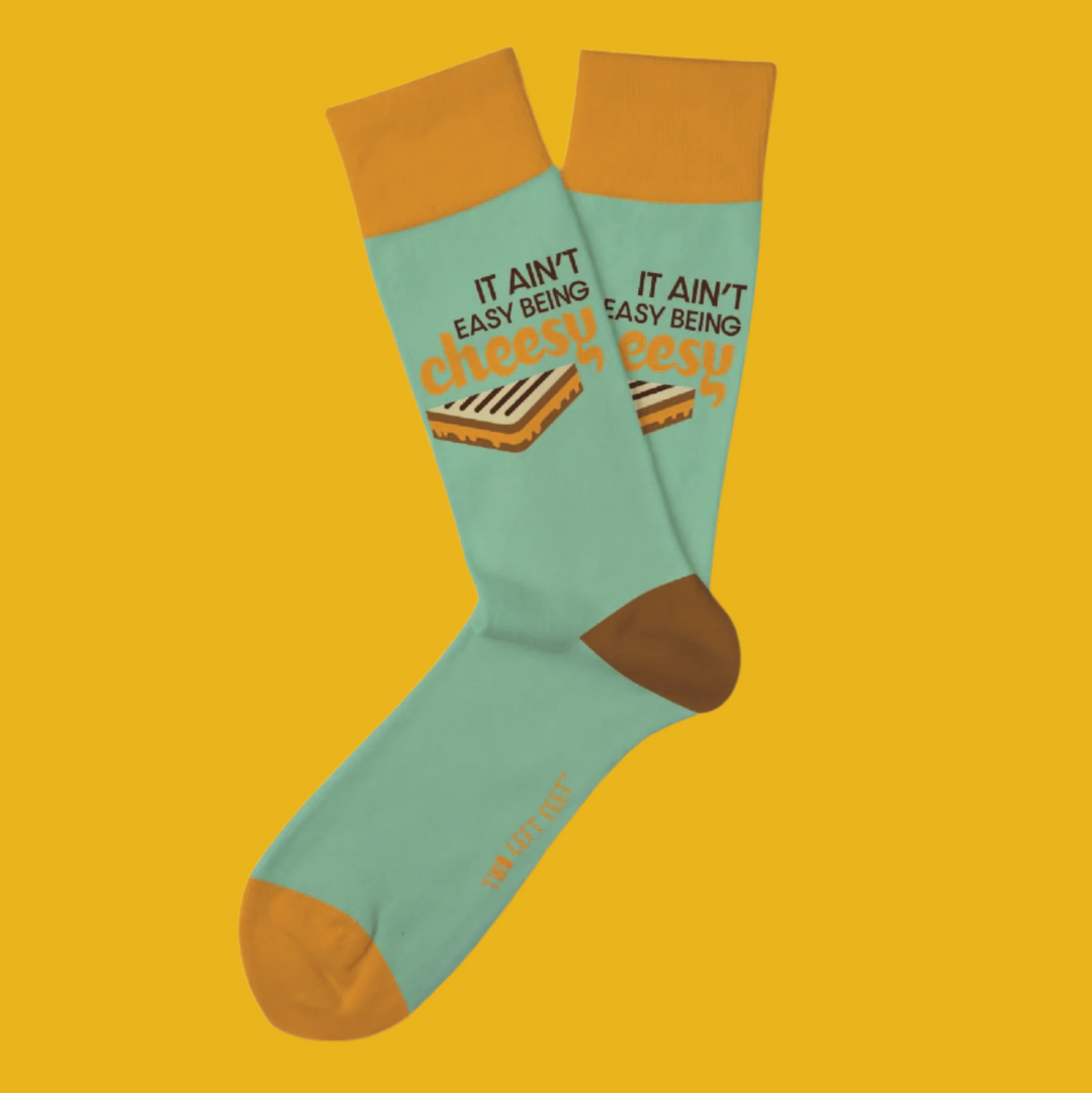 'It Ain't Easy Being Cheesy' Everyday Socks