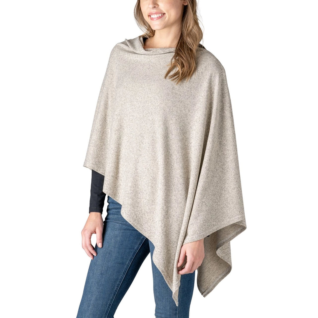 Diagonal Cut Carolina Poncho
