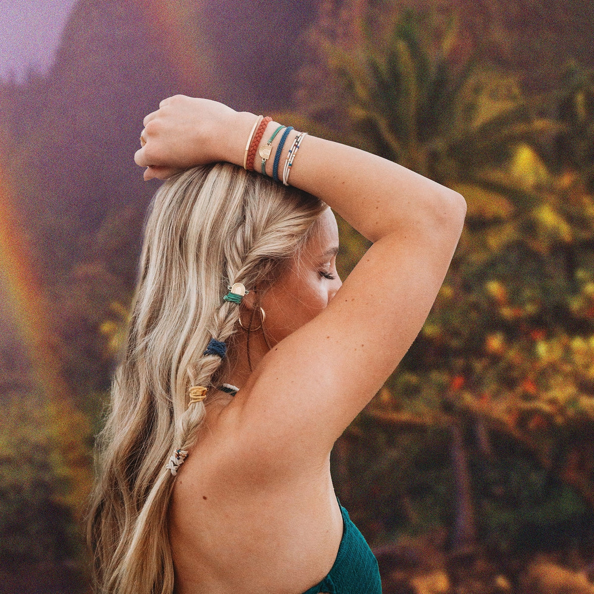 Athleisure Bracelet + Hair Tie Set