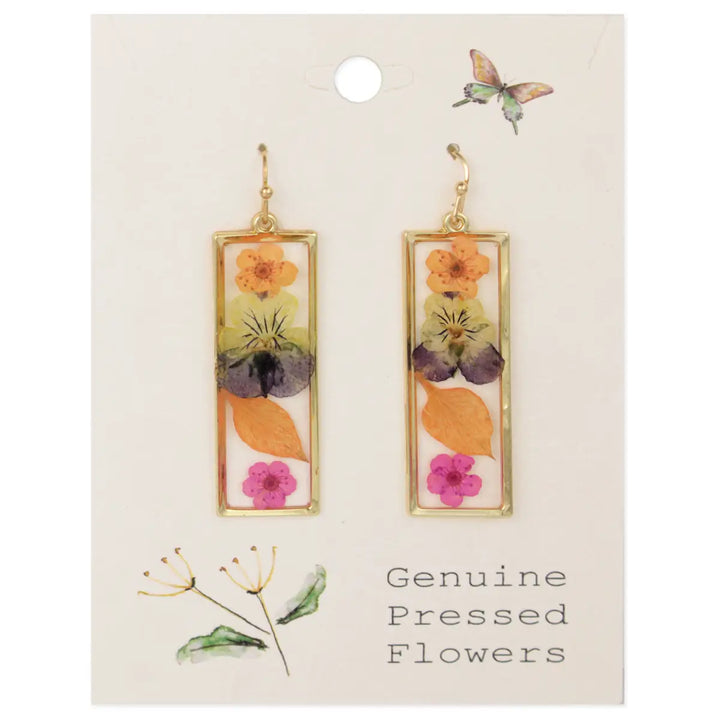 Pressed Flowers Earring Collection