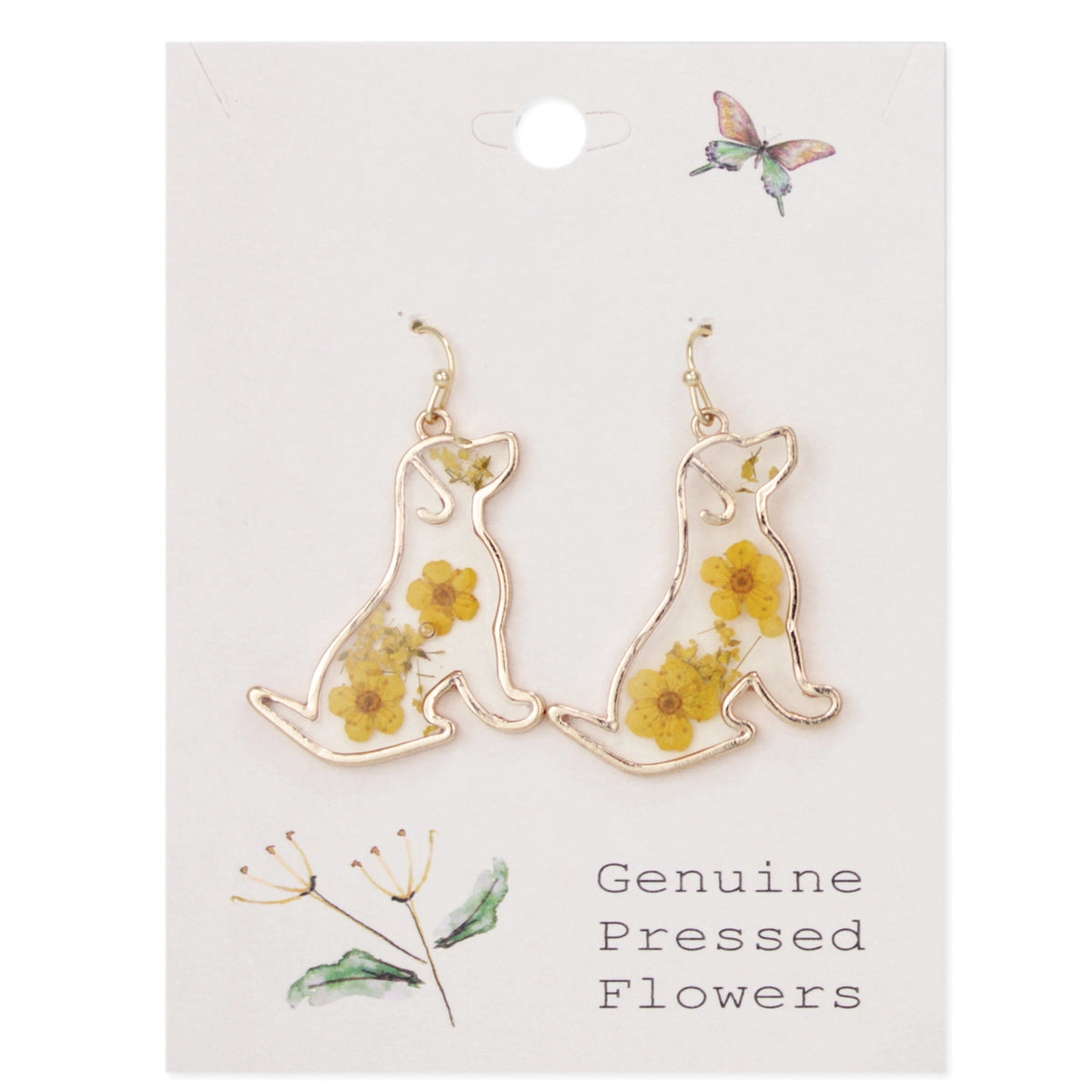Pressed Flowers Earring Collection