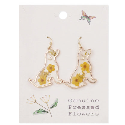 Pressed Flowers Earring Collection