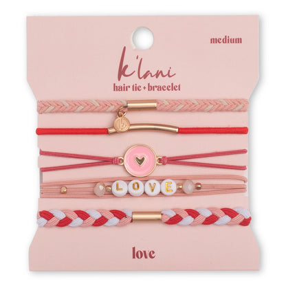Athleisure Bracelet + Hair Tie Set