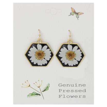 Pressed Flowers Earring Collection