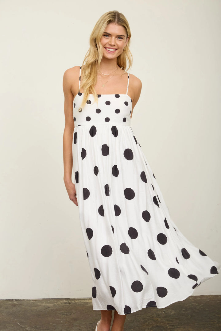 B + W Polka Dot Dress