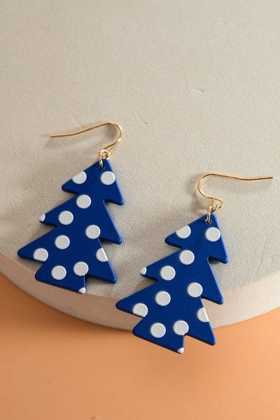 Snow Dotted Tree Dangles