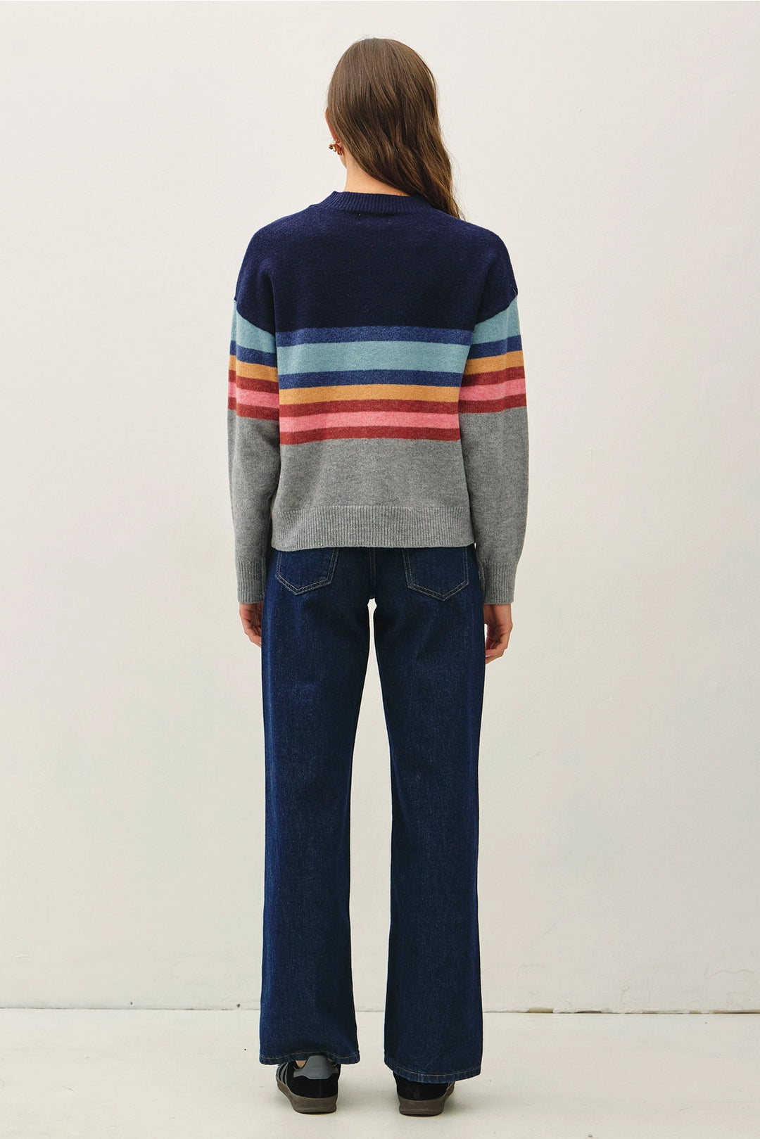Striped Knit Sweater
