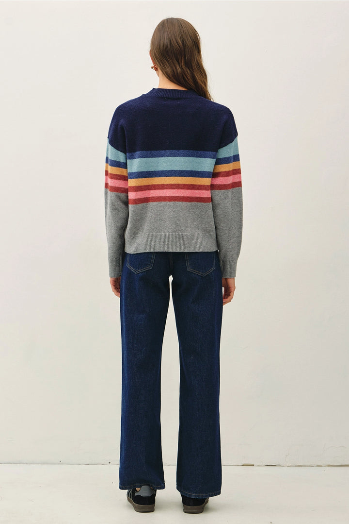 Striped Knit Sweater