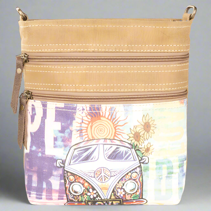 'Peace + Love Bus' Crossbody
