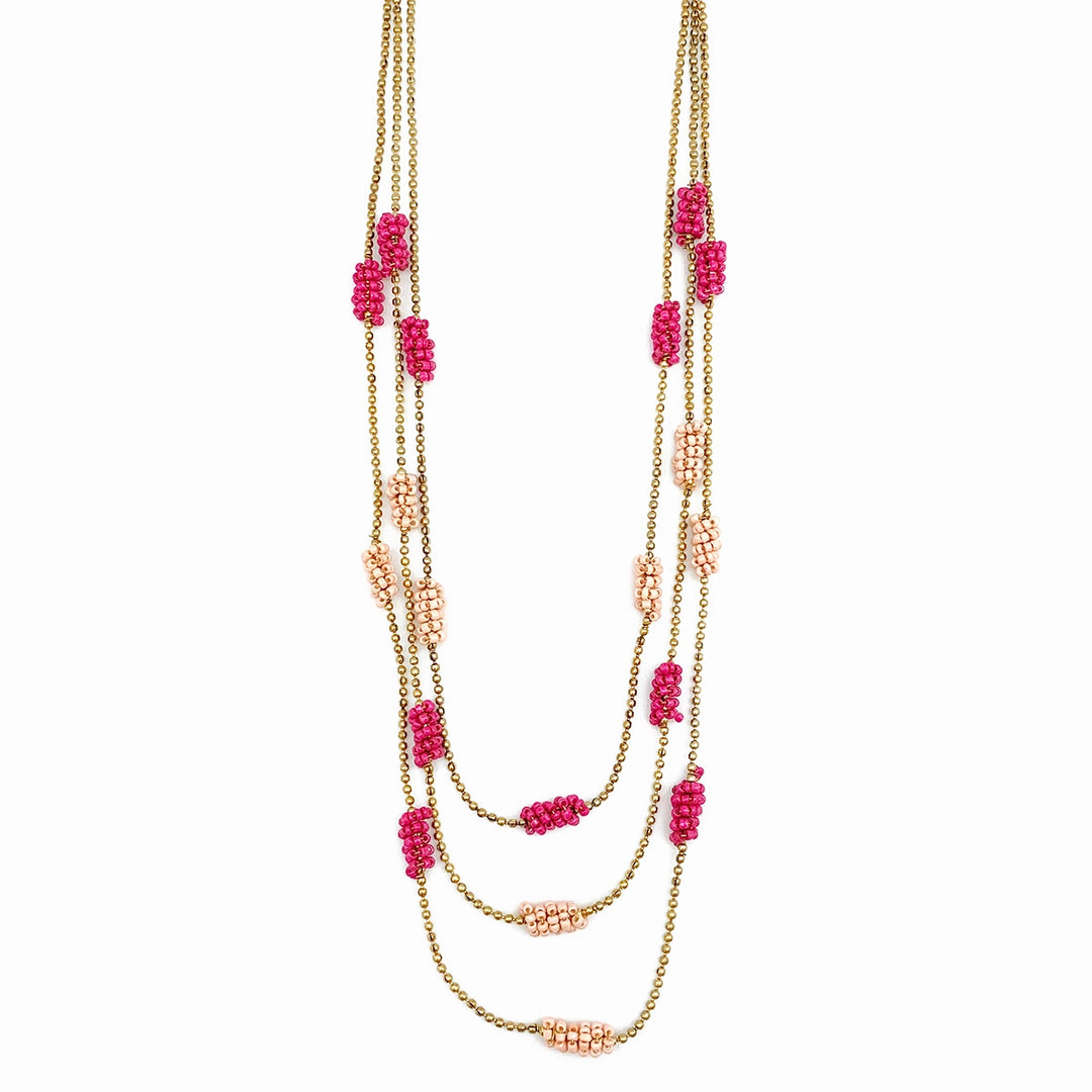 Sachi Cerise Layered Necklace