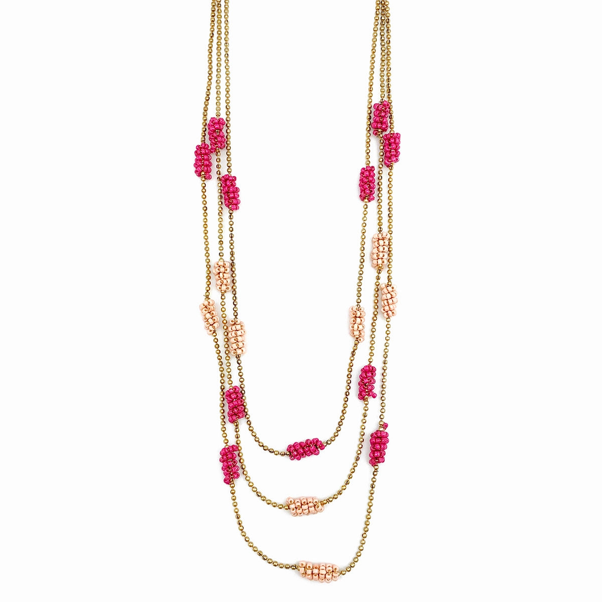 Sachi Cerise Layered Necklace
