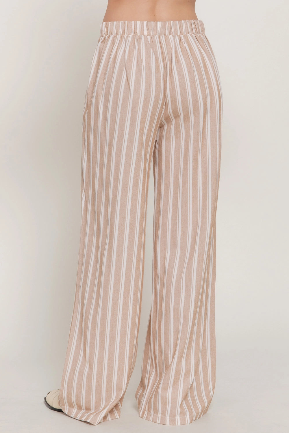 Straight Leg Striped Pants