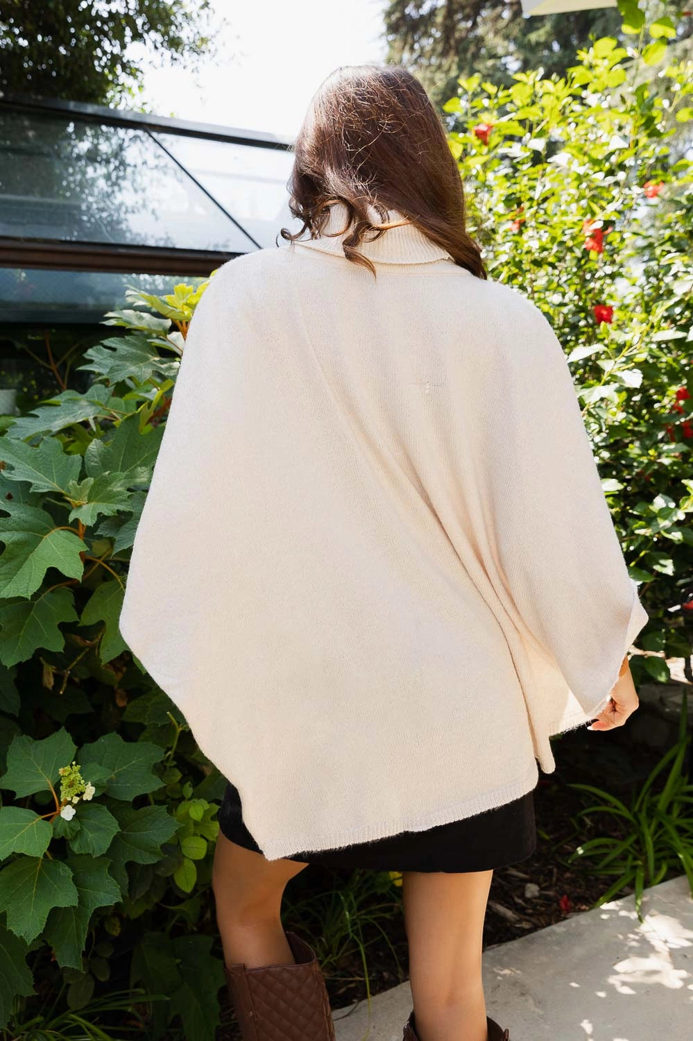 Turtleneck Poncho