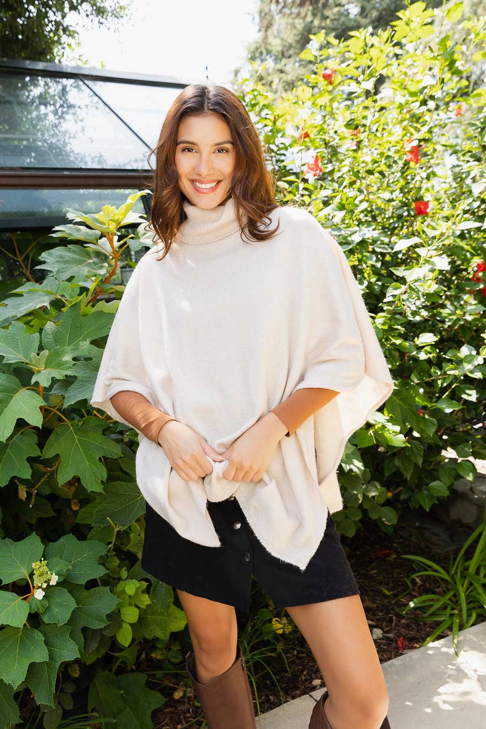 Turtleneck Poncho