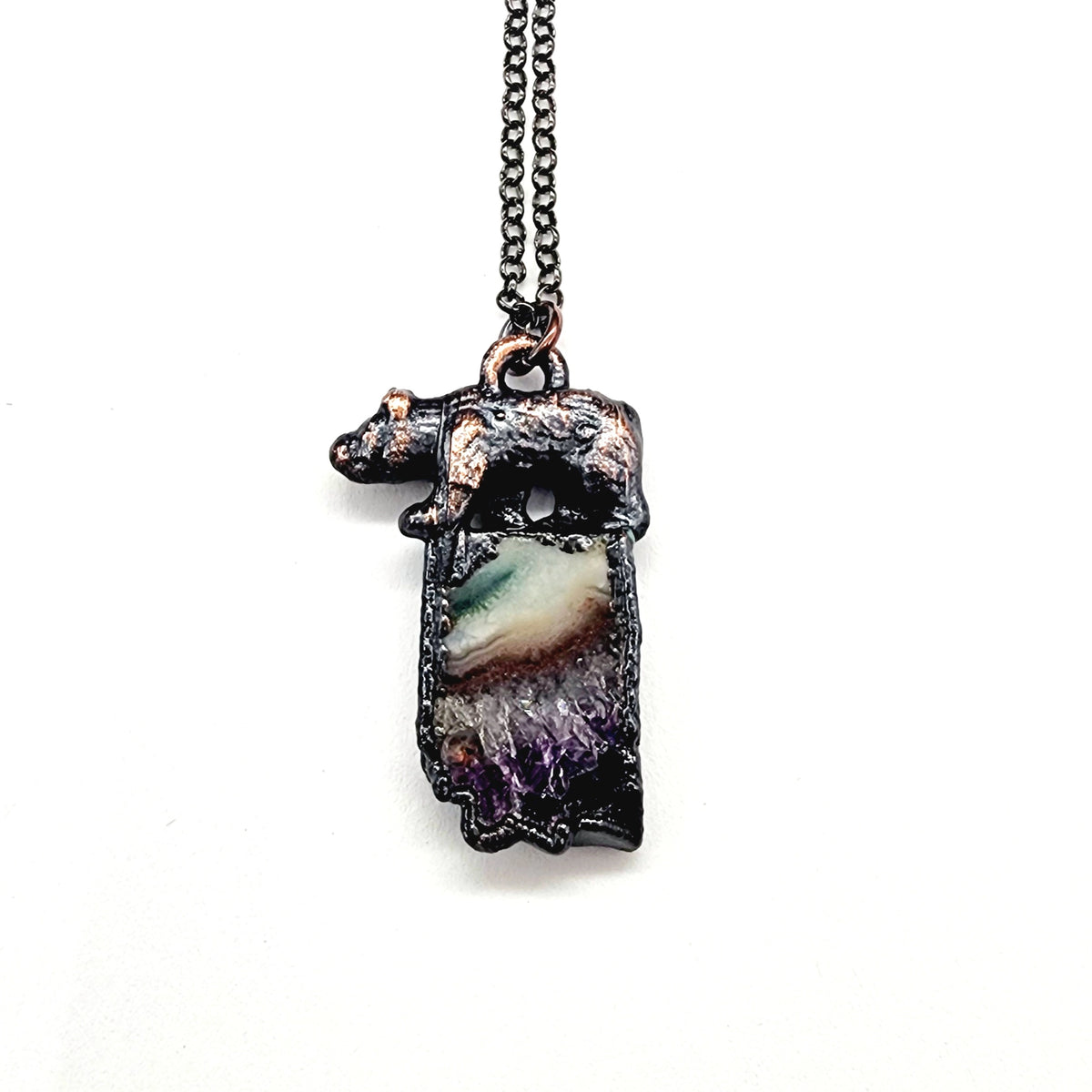 Amethyst Bear Pendant
