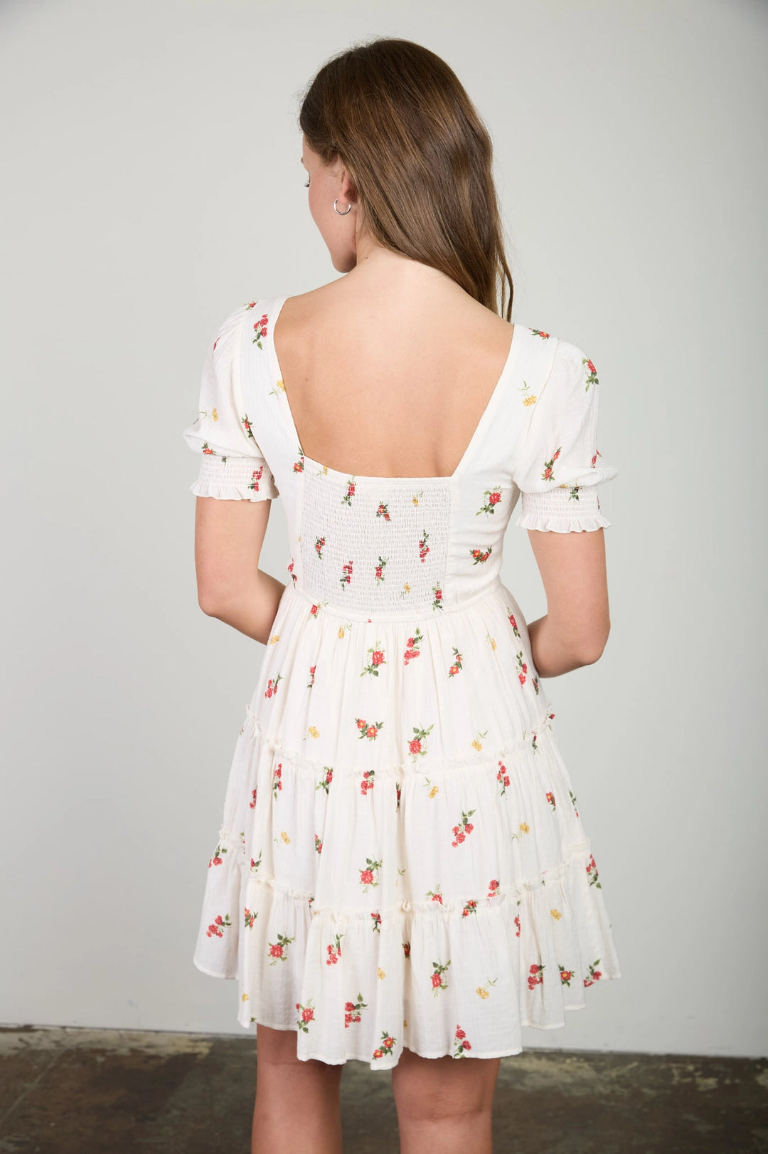 Dainty Flower Mini Dress