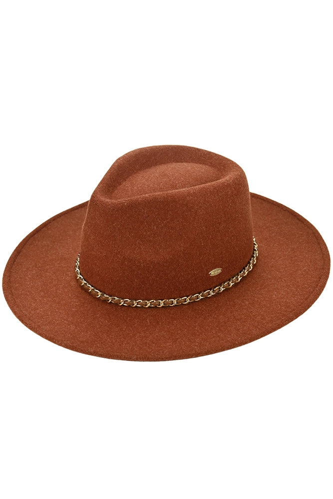 Chain Accent Fedora