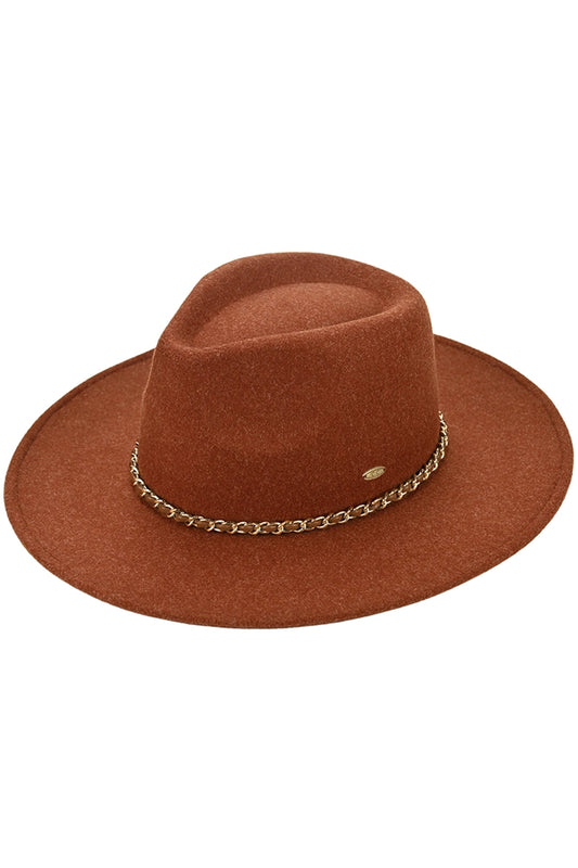 Chain Accent Fedora
