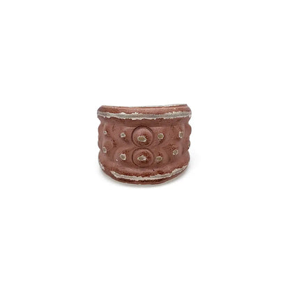 Silver Patina Cuff Ring