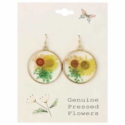 Pressed Flowers Earring Collection