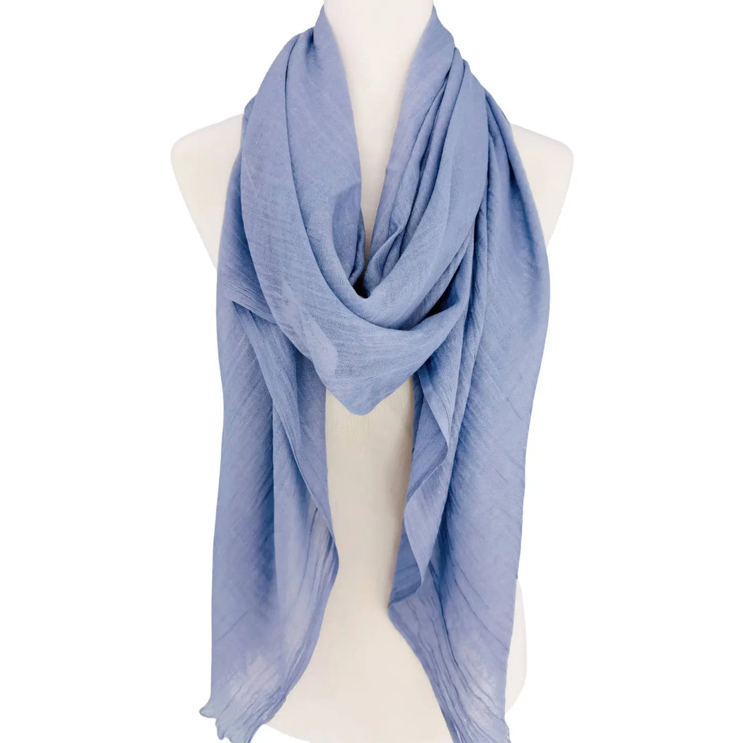 Lightweight Solid Color Scarf