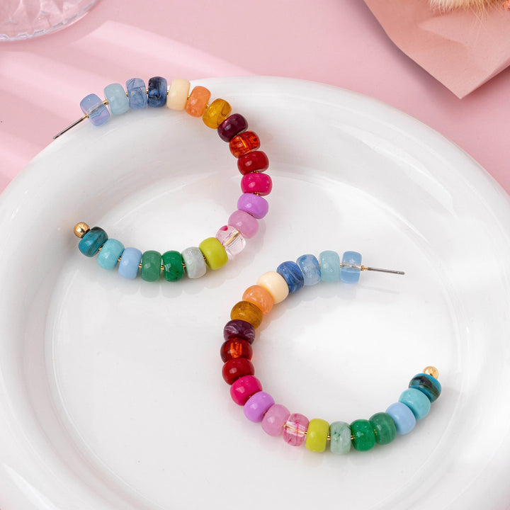 Color Palette Hoop Earring