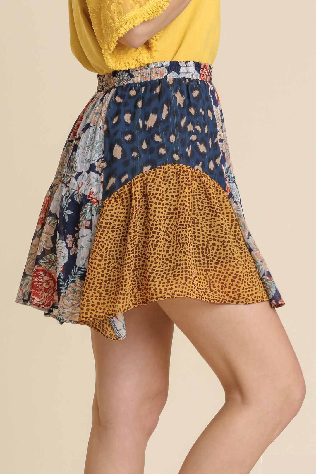 Mixed Flora + Fauna Skirt