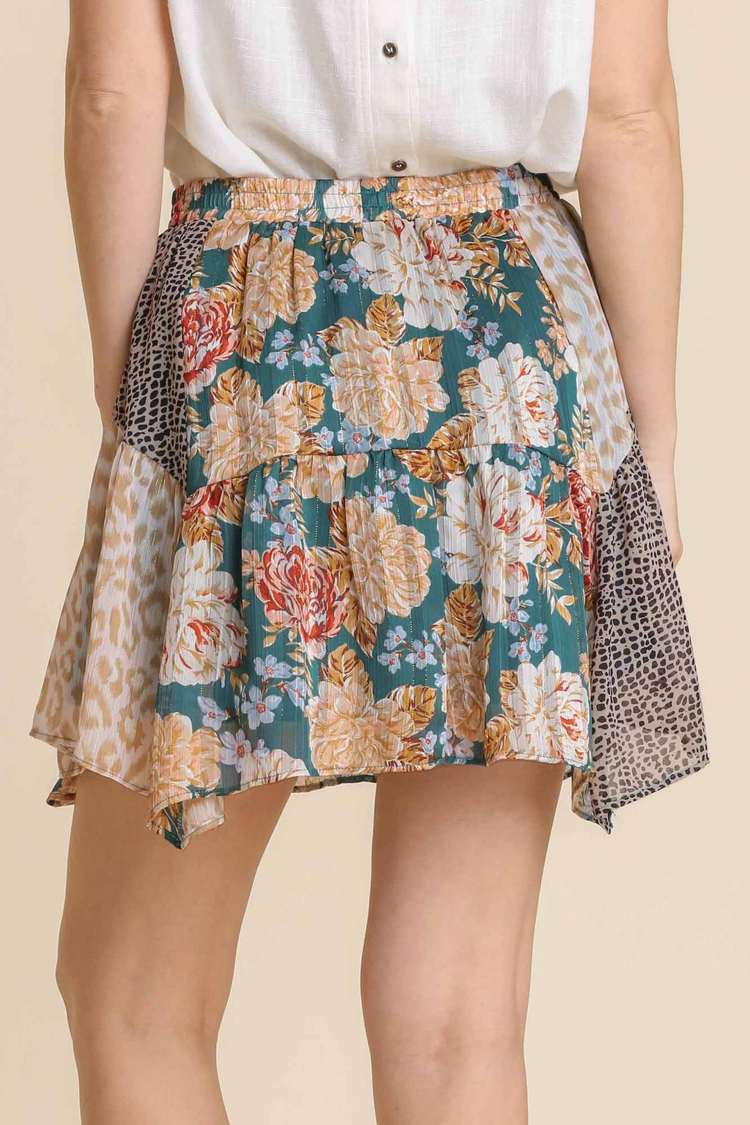 Mixed Flora + Fauna Skirt