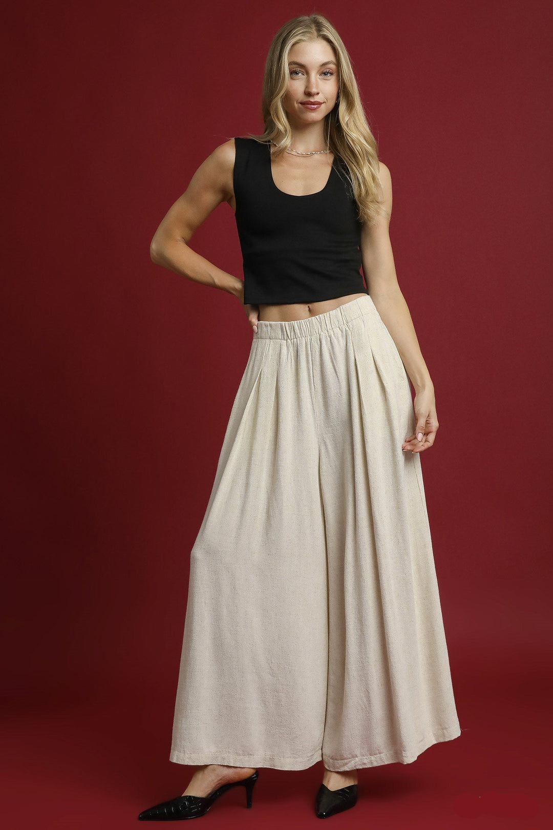 Linen Palazzo Pants
