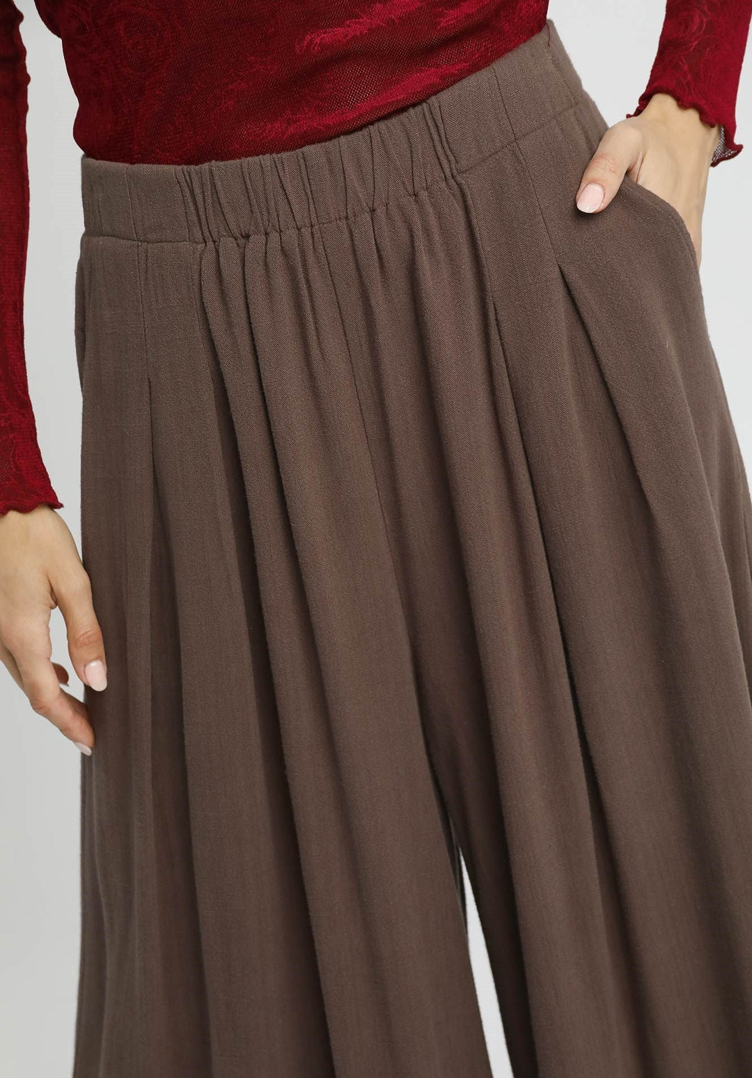 Linen Palazzo Pants