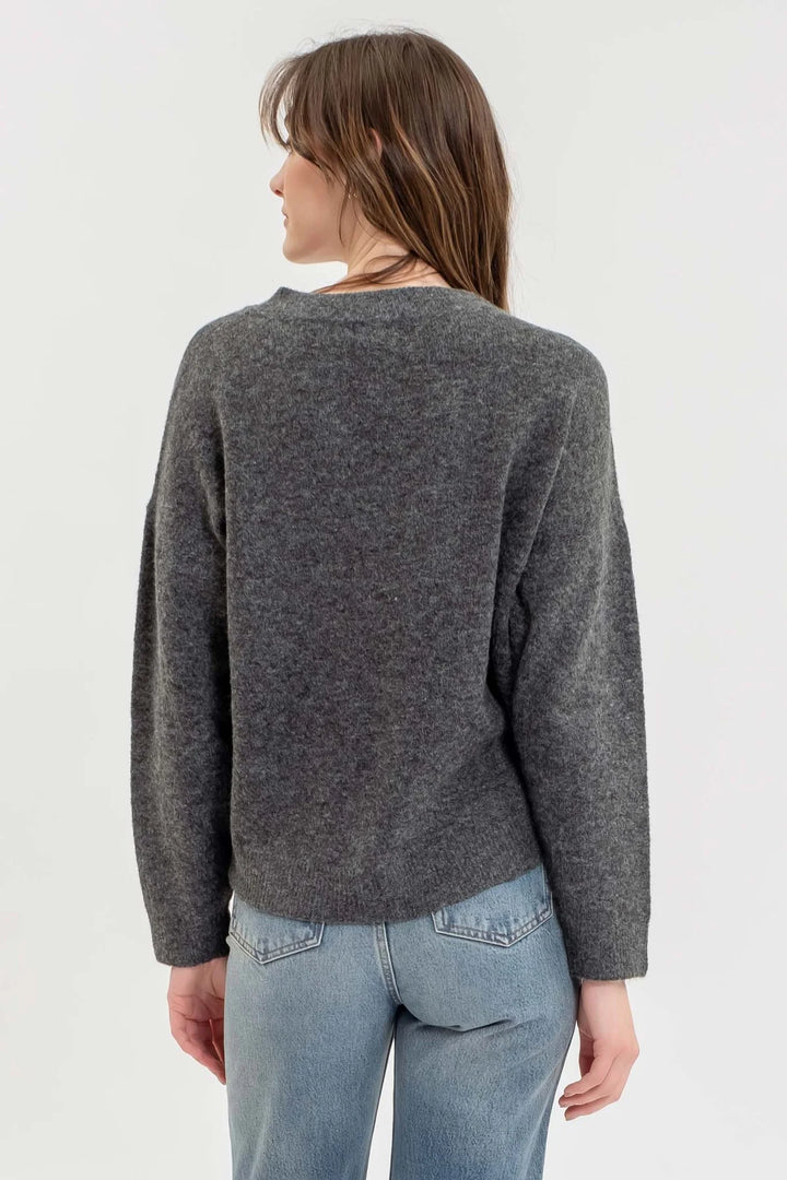 Marle Knit V Neck Sweater