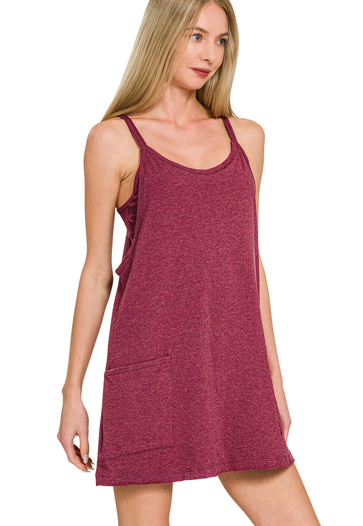 Mini Dress W/ Built In Romper