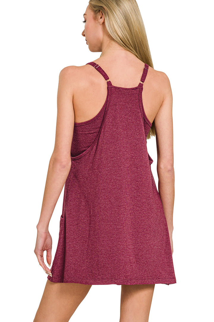 Mini Dress W/ Built In Romper