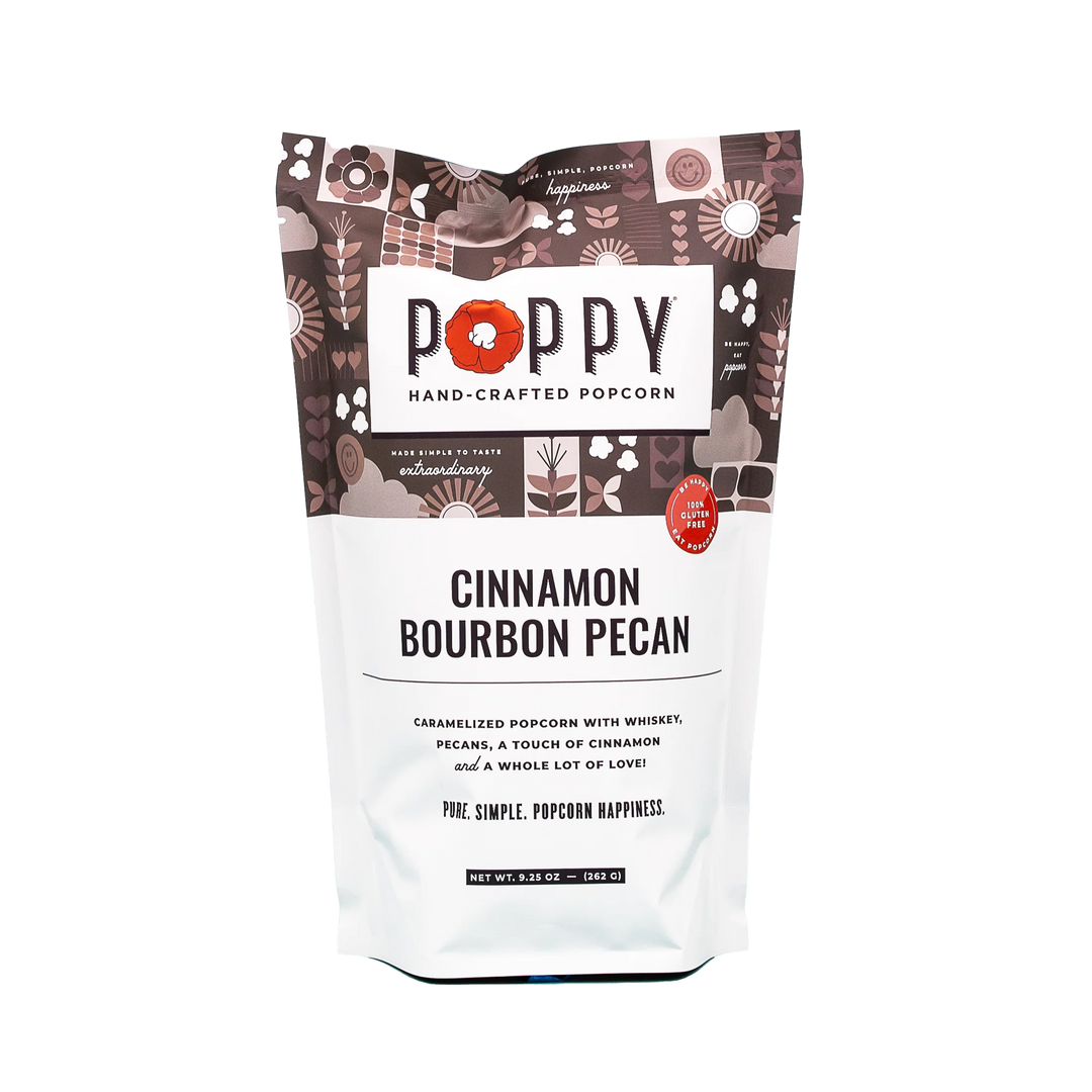 Poppy Handcrafted Popcorn - Cinnamon Bourbon Pecan