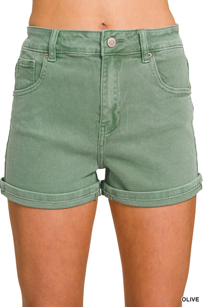 Cuffed 5 Pocket Shorts