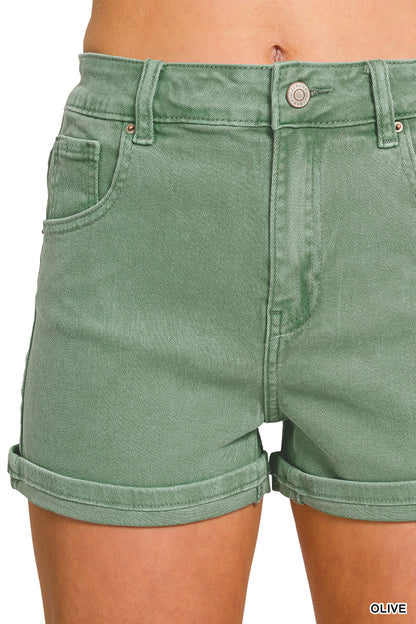 Cuffed 5 Pocket Shorts