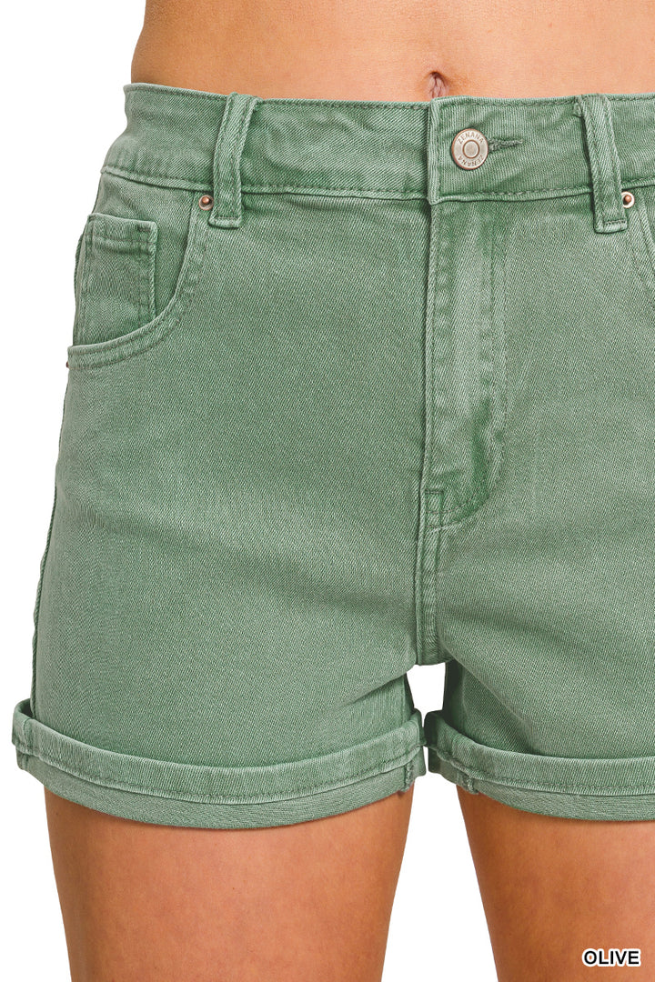 Cuffed 5 Pocket Shorts