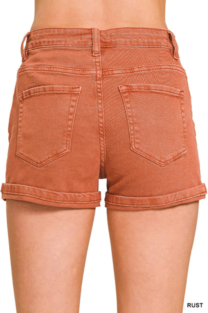 Cuffed 5 Pocket Shorts