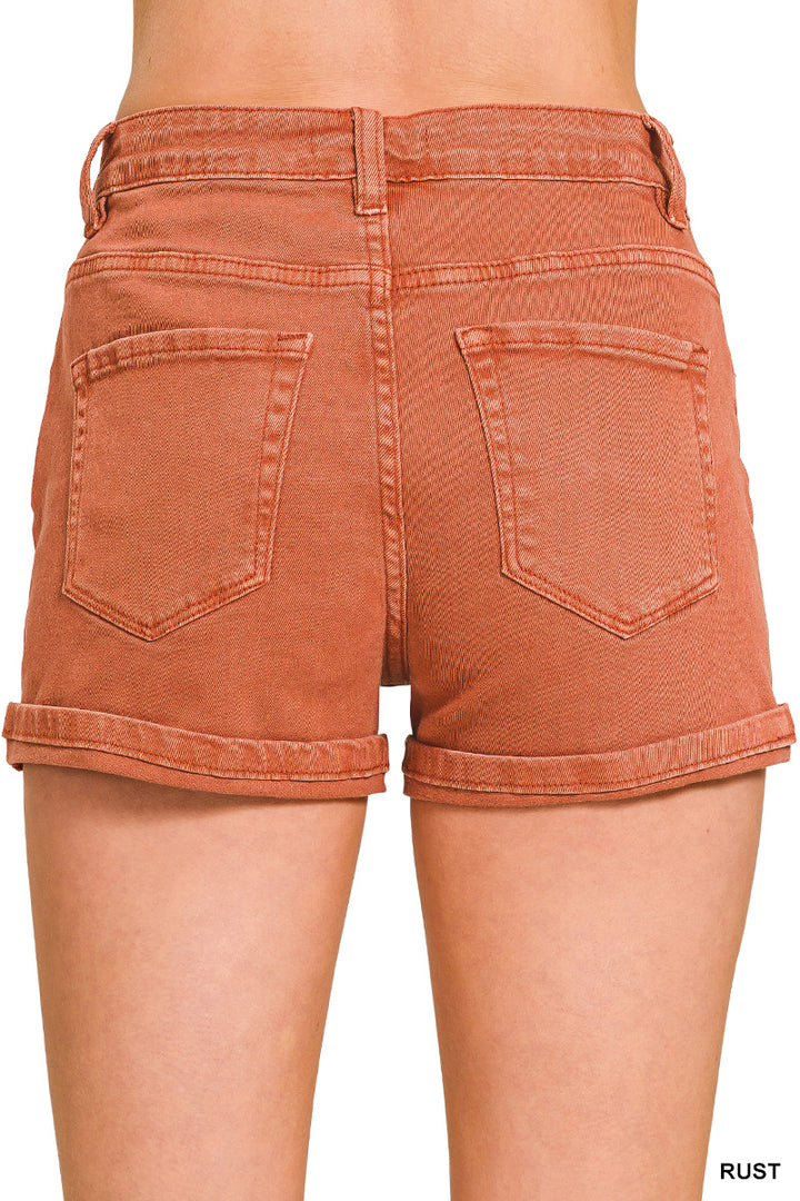 Cuffed 5 Pocket Shorts